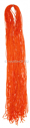 ЗИЗИ Косички ПРЯМЫЕ HairShop, 110гр., 160 см., 52 косич. № F 15 ОРАНЖ,