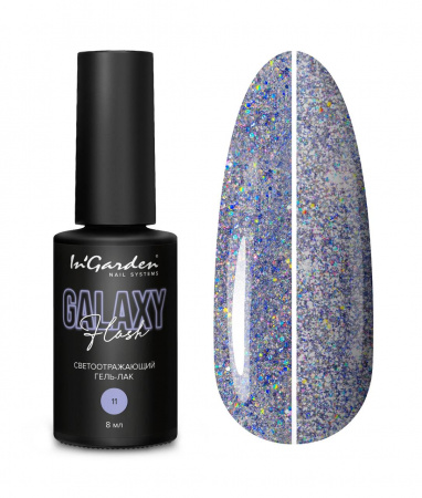 Гель-лак In'Garden GALAXY FLASH светоотражающий №11, 8 мл.