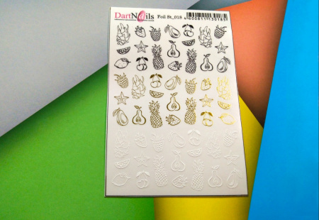 Слайдер дизайн  3D Sticker Foil St_018
