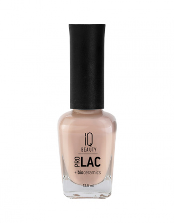 Лак для ногтей IQ Beauty №007 профессиональный укрепляющий с биокерамикой PROLAC, 12.5 мл.