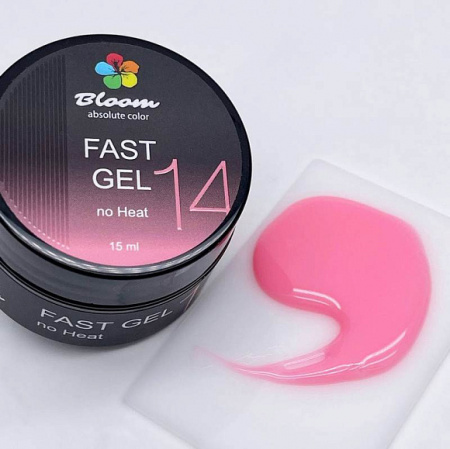 Гель Bloom камуфляж №14 низкотемпературный Fast Gel, 15 мл.