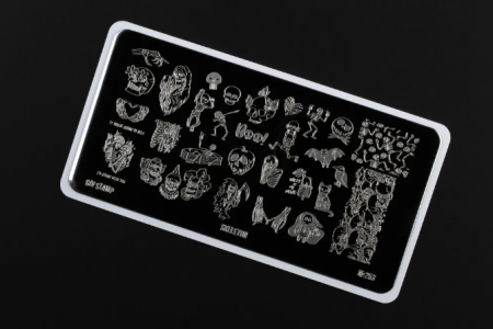 Пластина для стемпинга Go Stamp №253 Skeleton