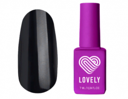 Гель-лак LOVELY №066 ЧЕРНЫЙ, 7 мл.