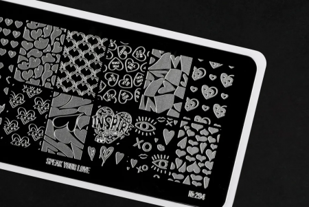 Пластина для стемпинга Go Stamp №294 Speak Your Love