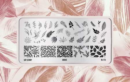 Пластина для стемпинга Go Stamp №173 Grove