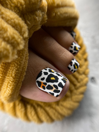 Пленки для педикюра CRAZY MANIC Leopard dreams