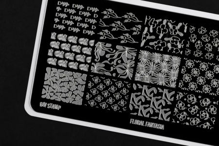 Пластина для стемпинга Go Stamp №291 Floral Fantasia