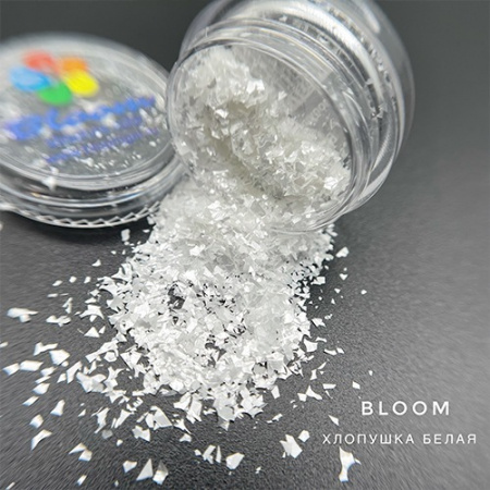Конфетти "Хлопушка" Bloom, БЕЛЫЕ