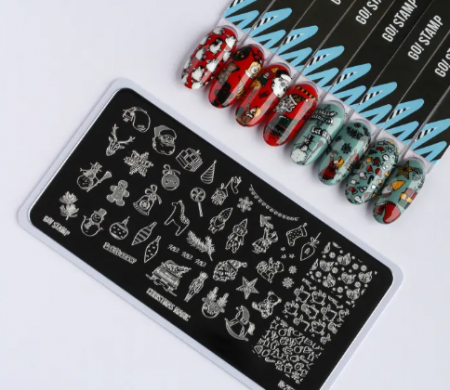 Пластина для стемпинга Go Stamp №267 Christmas Magic