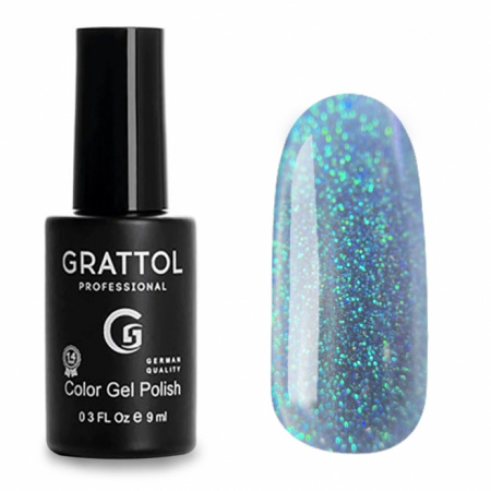 Гель-лак Grattol OPAL AZURE, 9 мл.