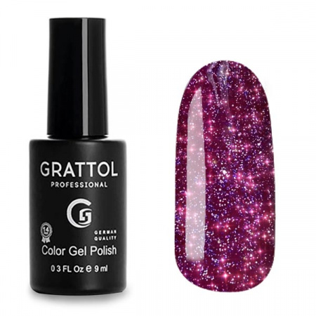 Светоотражающий гель-лак Grattol Bright Star №04, 9 мл.
