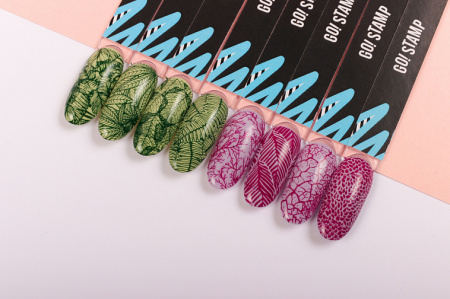 Пластина для стемпинга Go Stamp №075 Leaves