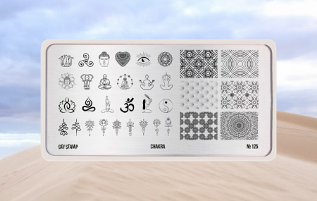 Пластина для стемпинга Go Stamp №125 Chakra