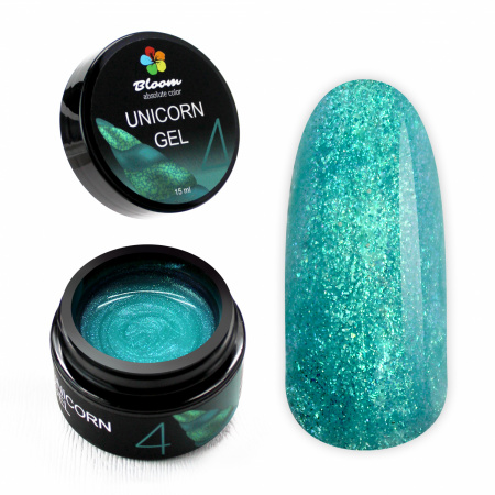 Гель BLOOM Unicorn №04, 15 мл.