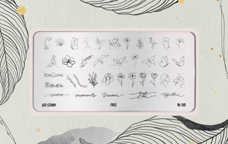 Пластина для стемпинга Go Stamp №150 Free