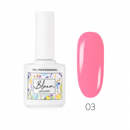 Гель-лак TNL Bloom №03 (Розовый лотос), 10 мл.