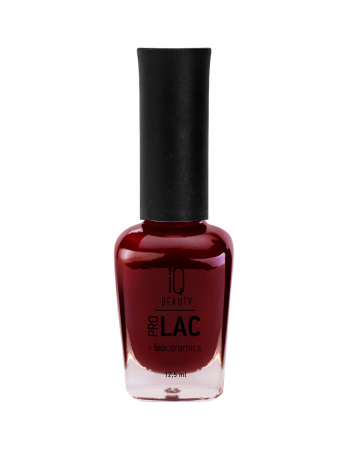 Лак для ногтей IQ Beauty №025 профессиональный укрепляющий с биокерамикой PROLAC, 12.5 мл.