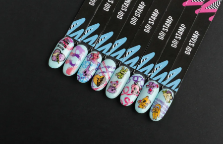 Пластина для стемпинга Go Stamp №258 Creepy Cute