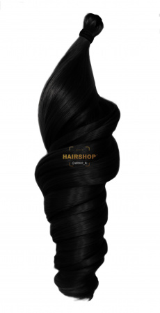 Волосы Пони HairUp! для точечного афронаращивания, цвет № 1 (1,4 м./100 гр.)
