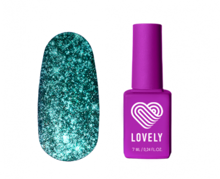 Гель-лак LOVELY светоотражающий Diamond D01 7 мл.