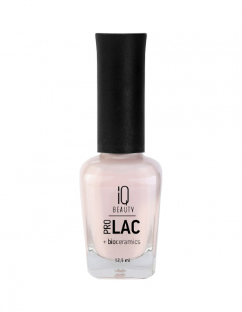 Лак для ногтей IQ Beauty №009 профессиональный укрепляющий с биокерамикой PROLAC, 12.5 мл.