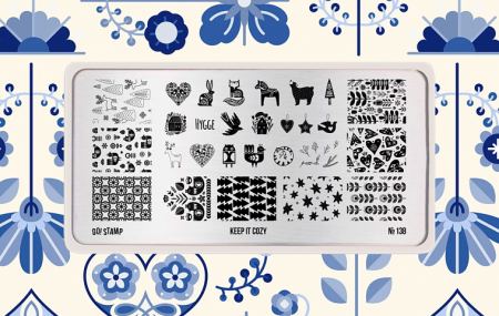 Пластина для стемпинга Go Stamp №138 Keep it Cozy