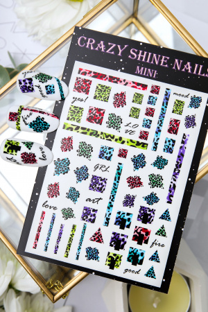 Слайдер-дизайн Crazy Shine Nails mini 7*10 CSN-1297