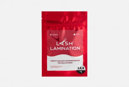 Набор для ламинирования ресниц и бровей LASH LAMINATION, саше