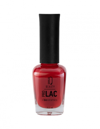 Лак для ногтей IQ Beauty №022 профессиональный укрепляющий с биокерамикой PROLAC, 12.5 мл.