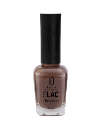 Лак для ногтей IQ Beauty №031 профессиональный укрепляющий с биокерамикой PROLAC, 12.5 мл.