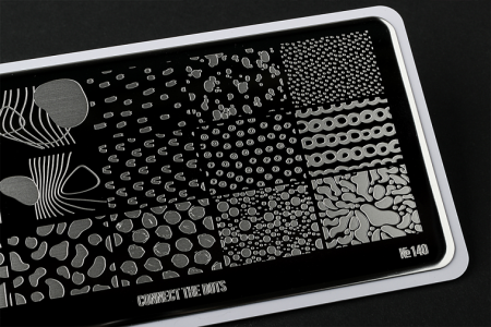 Пластина для стемпинга Go Stamp №140 Connect the Dots