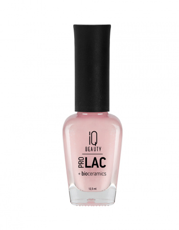 Лак для ногтей IQ Beauty №063  профессиональный укрепляющий с биокерамикой PROLAC, 12.5 мл.