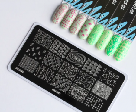 Пластина для стемпинга Go Stamp №269 Crazy Mix