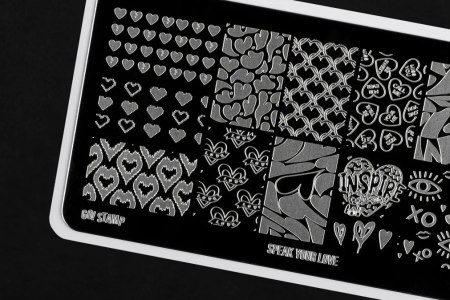 Пластина для стемпинга Go Stamp №294 Speak Your Love