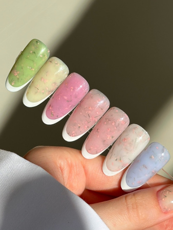 Гель NAIL REPUBLIC с сухоцветами GARDEN №302, 15 гр.