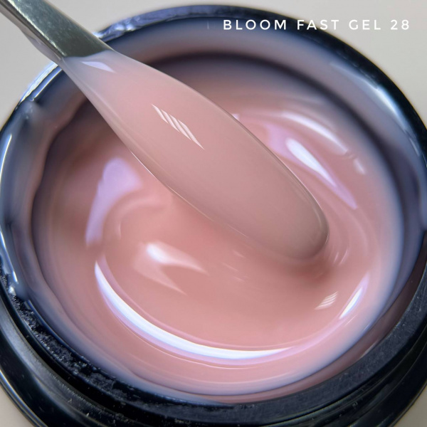 Гель Bloom камуфляж №28 низкотемпературный Fast Gel, 15 мл.