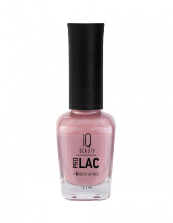 Лак для ногтей IQ Beauty №017 профессиональный укрепляющий с биокерамикой PROLAC, 12.5 мл.