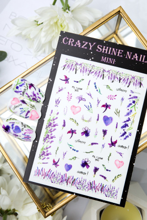Слайдер-дизайн Crazy Shine Nails mini 7*10 CSN-1296