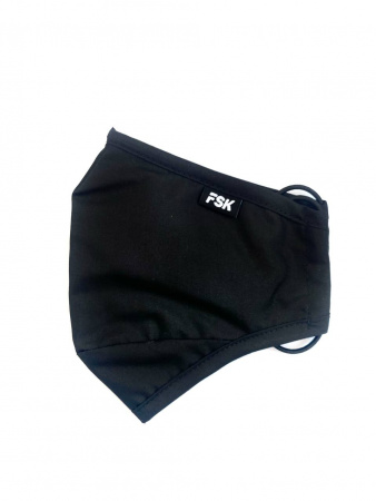 Маска для лица FSK (ФСК) с клапаном, черная