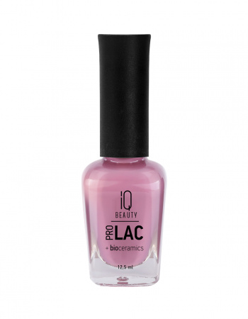 Лак для ногтей IQ Beauty №018 профессиональный укрепляющий с биокерамикой PROLAC, 12.5 мл.