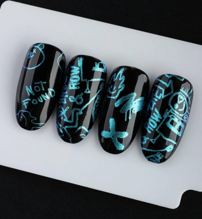 Лак для стемпинга GO STAMP №89 Cyborg, 6 мл.