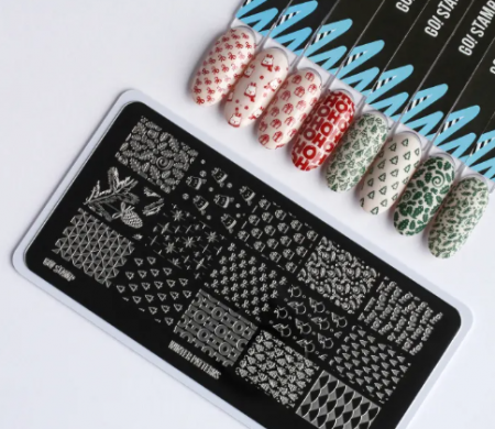Пластина для стемпинга Go Stamp №266 Winter Patterns