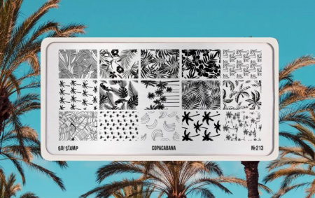 Пластина для стемпинга Go Stamp №213 Copacabana