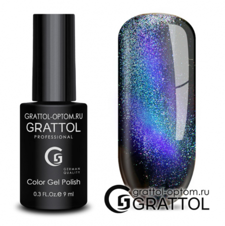Гель-лак Grattol 9D Cat Eye №06, 9 мл.