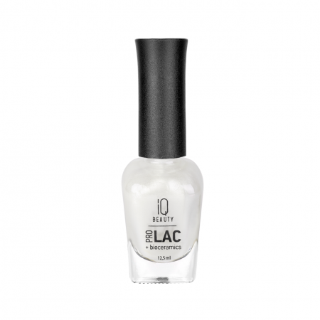 Лак для ногтей IQ Beauty  №086 BUBBLES профессиональный укрепляющий с биокерамикой PROLAC, 12.5 мл.