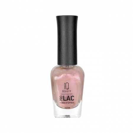 Лак для ногтей IQ Beauty №082 BUBBLES профессиональный укрепляющий с биокерамикой PROLAC, 12.5 мл.
