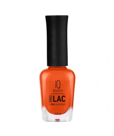 Лак для ногтей IQ Beauty №072 профессиональный укрепляющий с биокерамикой PROLAC, 12.5 мл.