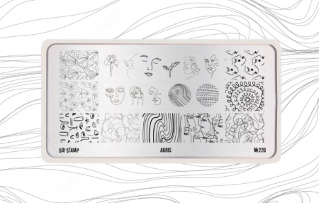 Пластина для стемпинга Go Stamp №220 Abris