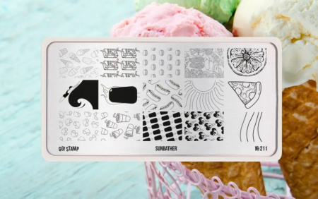 Пластина для стемпинга Go Stamp №211 Sunbather