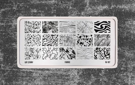 Пластина для стемпинга Go Stamp №107 Fabric